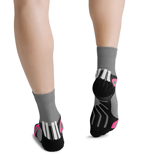 Носки X-Socks Hike Discover Ankle Clay Grey - Фото 4 большая