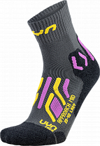 Носки женские UYN Trekking Approach Mid Grey/Yellow