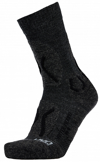 Носки мужские UYN Trekking Winter Merino Anthracite Melange/Black - Фото 1 большая