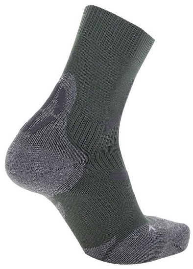Носки мужские UYN Trekking 2In Military/Grey Melange - Фото 2 большая