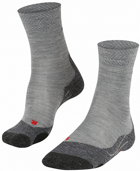 Носки женские Falke TK2 Melange Серый - Фото 1 большая