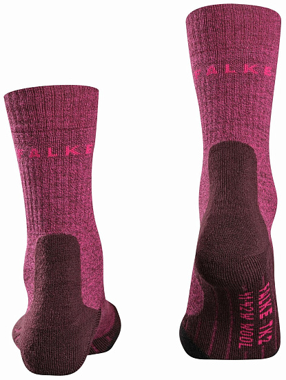 Носки женские Falke TK2 Wool Burgundy - Фото 2 большая