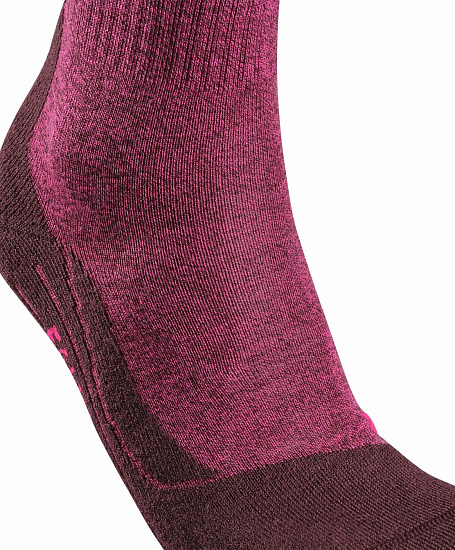 Носки женские Falke TK2 Wool Burgundy - Фото 4 большая