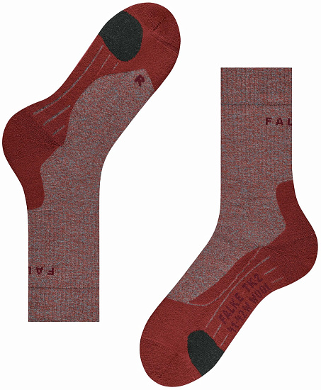 Носки женские Falke TK2 Wool Красный - Фото 2 большая