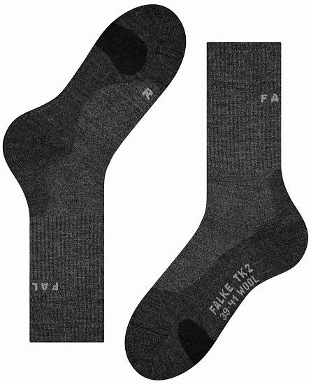 Носки женские Falke TK2 Wool Smog - Фото 6 большая