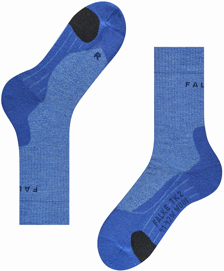 Носки женские Falke TK2 Wool Blue note - Фото 6 большая
