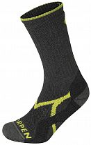 Носки мужские Lorpen T2 Midweight Hiker Eco Charcoal/Lime