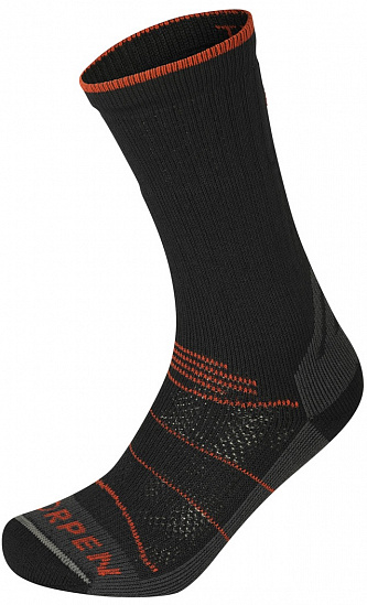 Носки Lorpen Trekking Thermic Eco Black/Orange - Фото 1 большая