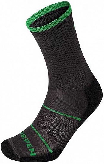 Носки Lorpen Hiking Eco HCPNE Charcoal/Green - Фото 1 большая