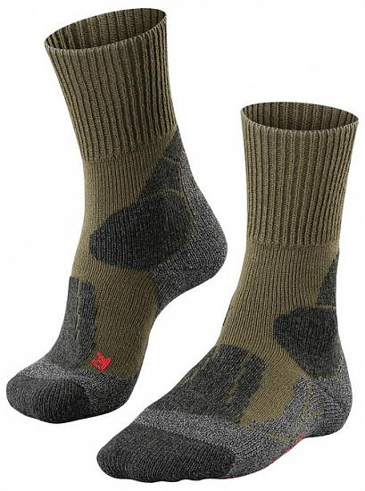 Носки мужские Falke TK1 Adventure Olive - Фото 1 большая