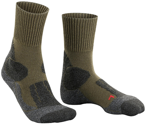 Носки мужские Falke TK1 Adventure Olive - Фото 4 большая