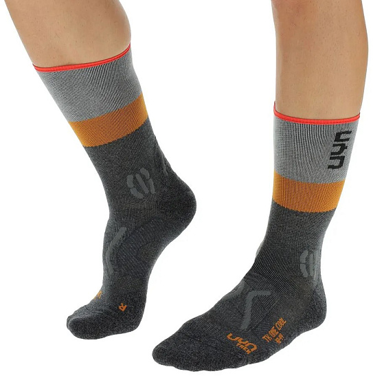 Носки мужские UYN Trekking One Cool Anthracite/Grey - Фото 2 большая