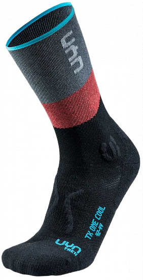 Носки женские UYN Trekking One Cool Black/Grey - Фото 1 большая