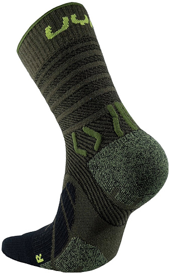 Носки мужские UYN Trekking Five Merino Military/Black - Фото 2 большая