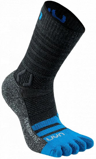 Носки мужские UYN Trekking Five Merino Anthracite/Blue - Фото 1 большая