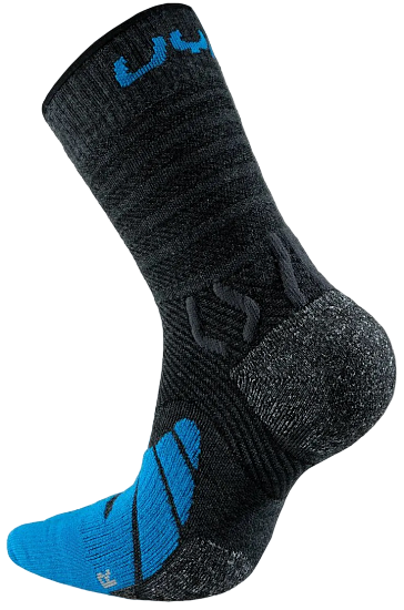 Носки мужские UYN Trekking Five Merino Anthracite/Blue - Фото 3 большая