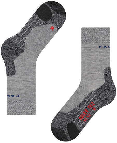 Носки мужские Falke TK2 Melange M.Grey mel - Фото 7 большая