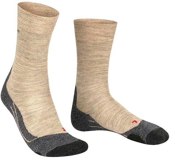 Носки мужские Falke TK2 Melange Khaki - Фото 4 большая