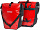Велосумка Ortlieb Back-Roller Classic 20х2 Red/Black - Фото 1 малая