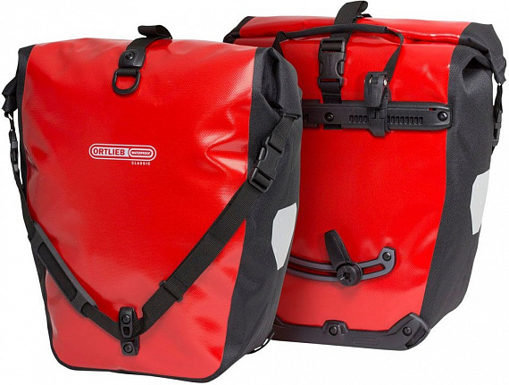 Велосумка Ortlieb Back-Roller Classic 20х2 Red/Black - Фото 1 большая