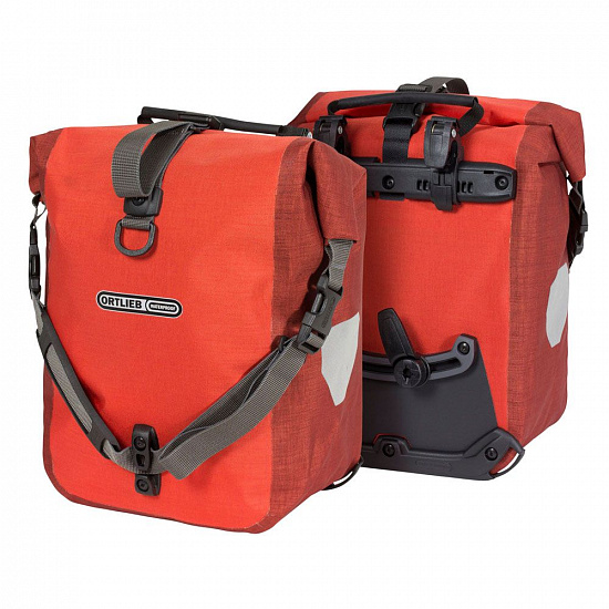 Велосумка Ortlieb Sport-Roller Plus 12,5х2 Signal Red/Dark Chili - Фото 1 большая