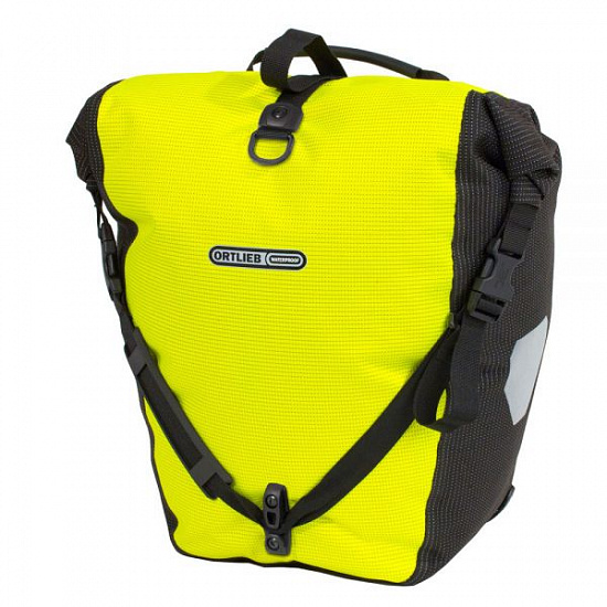 Велосумка Ortlieb Back-Roller High Visibility 20 Neon Yellow/Black Reflex - Фото 1 большая