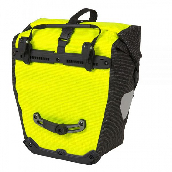 Велосумка Ortlieb Back-Roller High Visibility 20 Neon Yellow/Black Reflex - Фото 3 большая