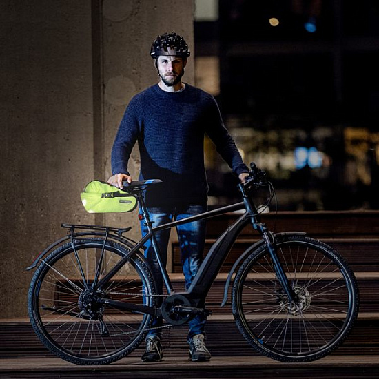 Подседельная сумка Ortlieb Saddle-Bag Two High Visibility 4 Neon Yellow/Black Reflective - Фото 4 большая