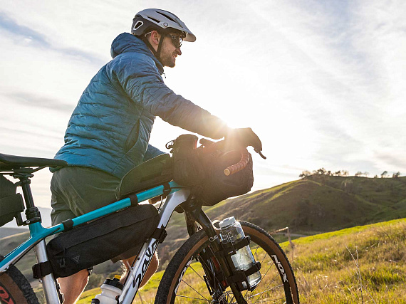 Велосипедная сумка Topeak Midloader 6 Black - Фото 5 большая