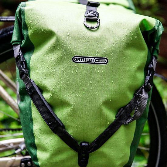 Велосумка Ortlieb Back-Roller Plus 20х2 Lime/Moss Green - Фото 5 большая