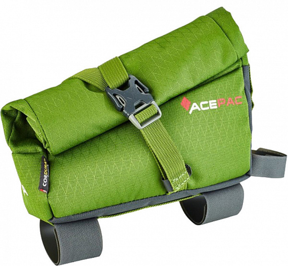 Велосипедная сумка Acepac Roll Fuel Bag 0.8 л Green - Фото 1 большая