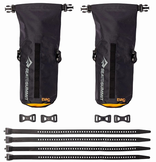 Велосумка Sea to Summit Evac Bikepack Dry Set (2 piece) RCS Black - Фото 2 большая