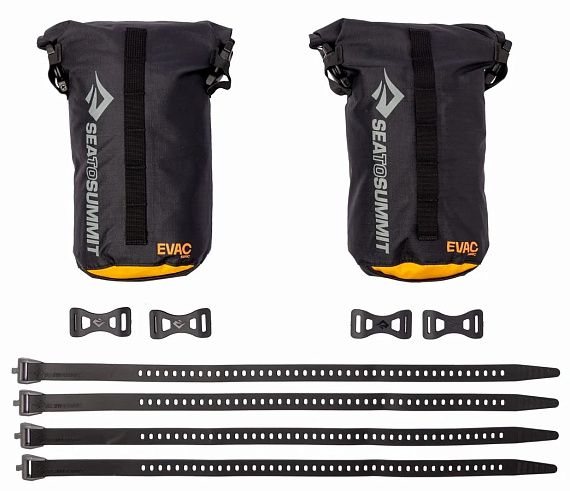 Велосумка Sea to Summit Evac Bikepack Dry Set (2 piece) RCS Black - Фото 3 большая