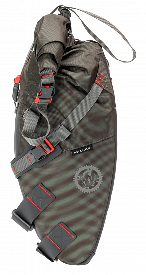 Велосипедная сумка Acepac Saddle L 16 Grey - Фото 2 большая