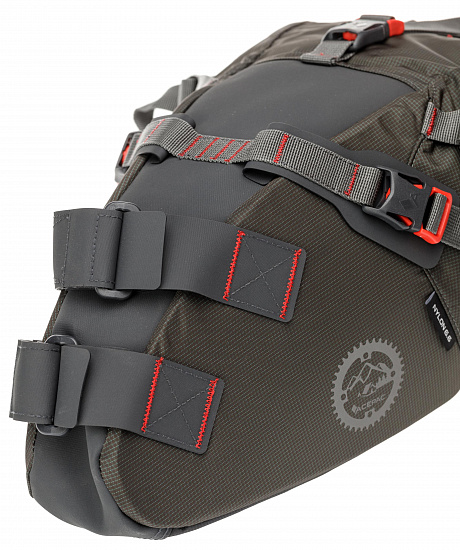 Велосипедная сумка Acepac Saddle L 16 Grey - Фото 4 большая