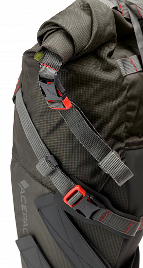 Велосипедная сумка Acepac Saddle L 16 Grey - Фото 5 большая