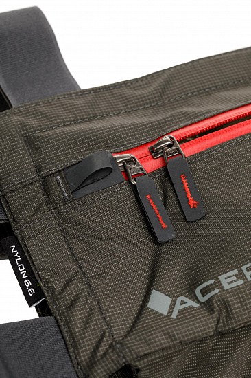 Велосипедная сумка Acepac Zip Frame L Grey - Фото 5 большая