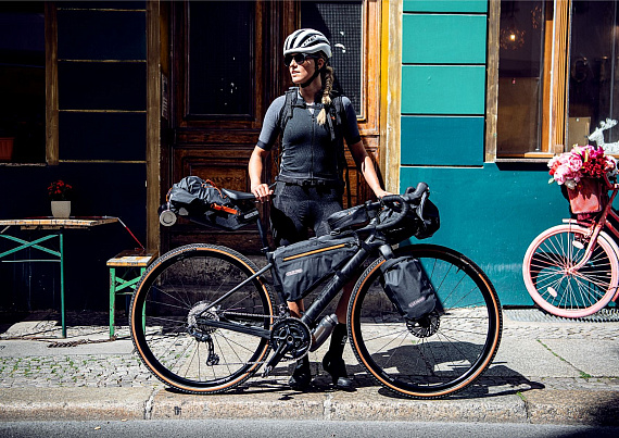 Внутрирамная сумка Ortlieb Frame-Pack 4 Matt Black - Фото 2 большая
