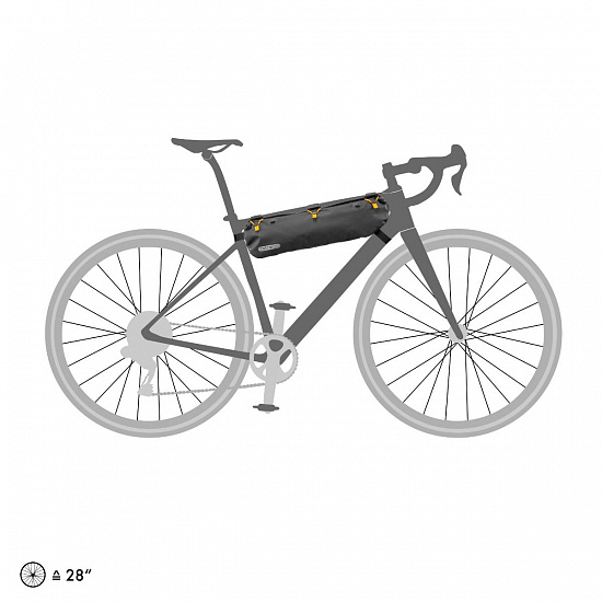 Внутрирамная сумка Ortlieb Frame-Pack RC Toptube 4 Black Matt - Фото 5 большая