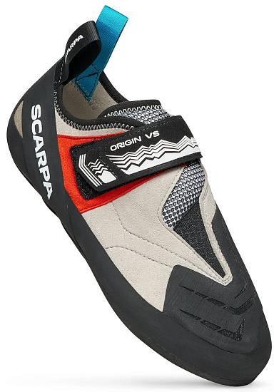 Скальные туфли Scarpa Origin VS Light Gray/Red - Фото 6 большая