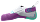 Скальные туфли детские Mad Rock Mad Monkey White/Grape/Teal Blue - Фото 3 малая