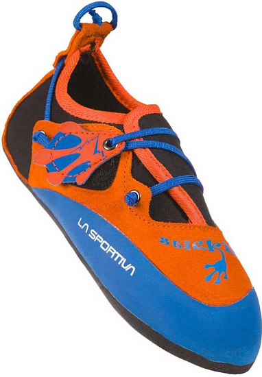 Скальные туфли детские La Sportiva Stickit Lily Orange/Marine Blue - Фото 2 большая