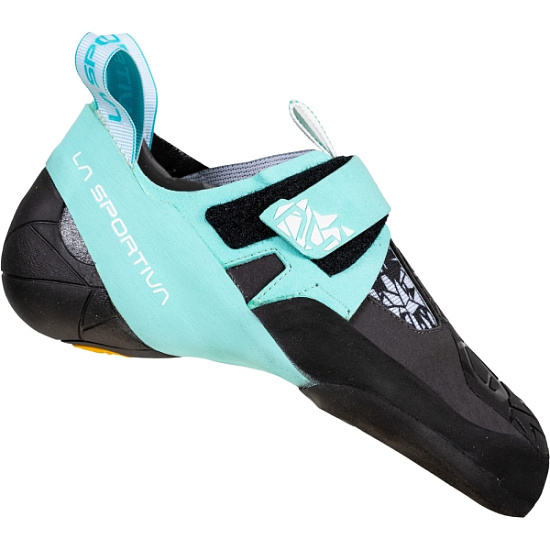 Скальные туфли женские La Sportiva Skwama Vegan Carbon/Turquoise - Фото 1 большая
