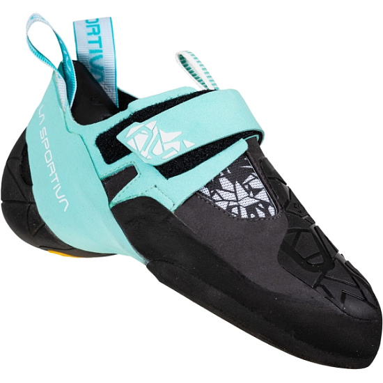 Скальные туфли женские La Sportiva Skwama Vegan Carbon/Turquoise - Фото 2 большая