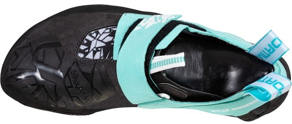 Скальные туфли женские La Sportiva Skwama Vegan Carbon/Turquoise - Фото 7 большая