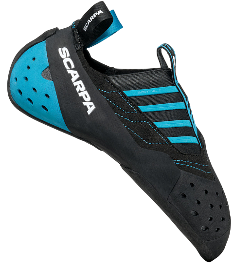 Скальные туфли Scarpa Instinct S Black/Azure - Фото 1 большая