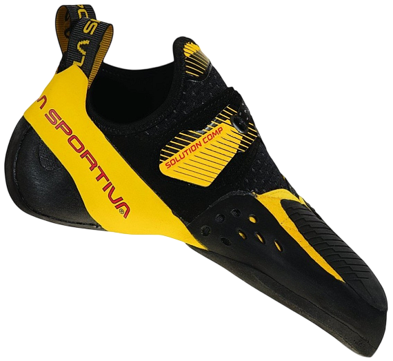 Скальные туфли La Sportiva Solution Comp Black/Yellow - Фото 1 большая