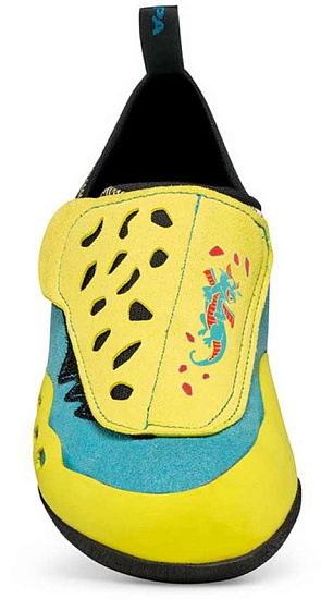 Скальные туфли детские Scarpa Piki J Yellow - Фото 3 большая