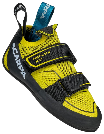 Скальные туфли детские Scarpa Reflex-Y Yellow/Black - Фото 2 большая