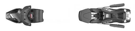 Горнолыжные крепления Kastle SX 7.5 GW CA Brake 90 [J] Solid Black/White - Фото 5 большая